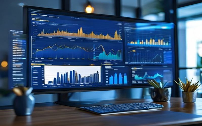 Business analytics dashboard